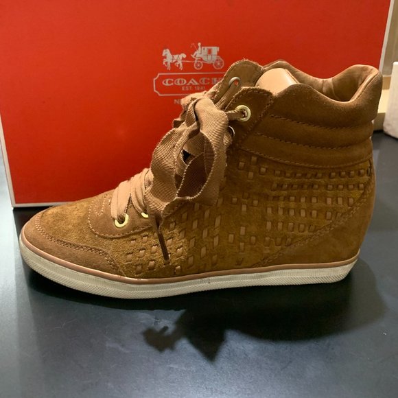 coach sneaker wedges - Picture 4 of 4